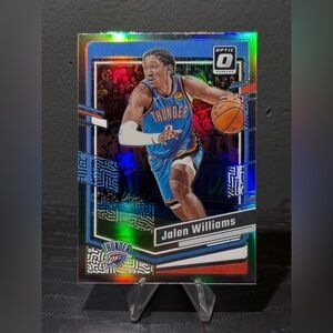 #188 Jalen Williams 2023-24 Donruss Optic - Holo